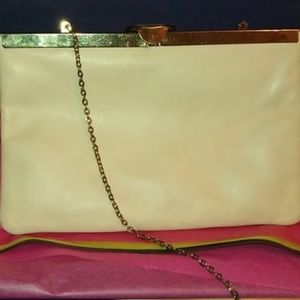 ETRA VTG Creme leather purse